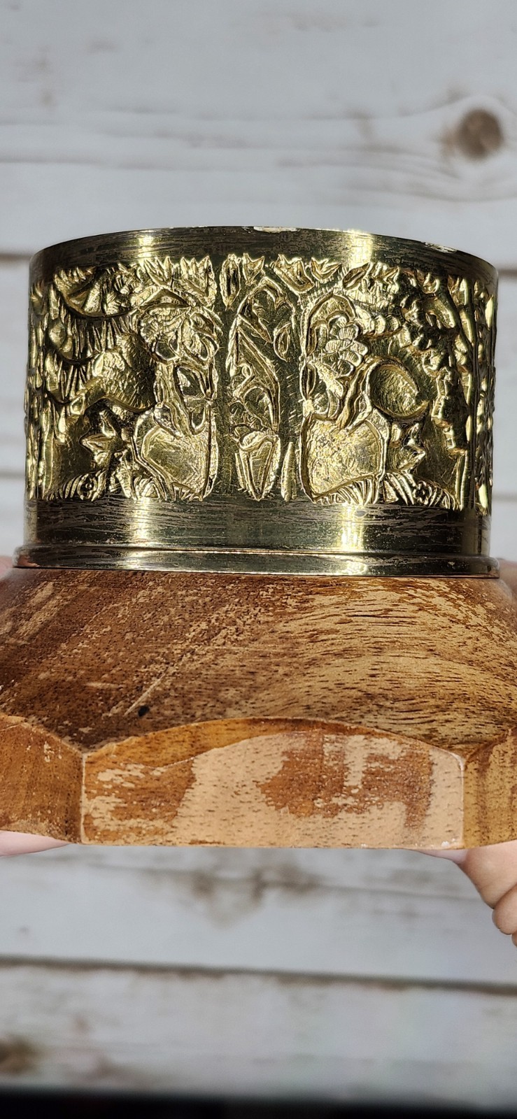 Hermann Haller (1880-1950) SIGNED Swiss Sculptor Bronze Round Trinket Box w/ Lid