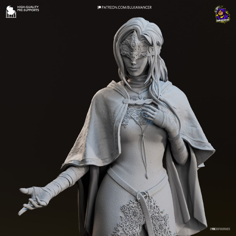 Fire Keeper, 235mm Resin Model Kit Painted 3d Printed GK Statue Figure