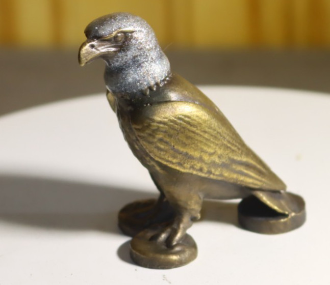 Solid Bronze American Bald Eagle Statue 2.25&Prime; Inches Tall