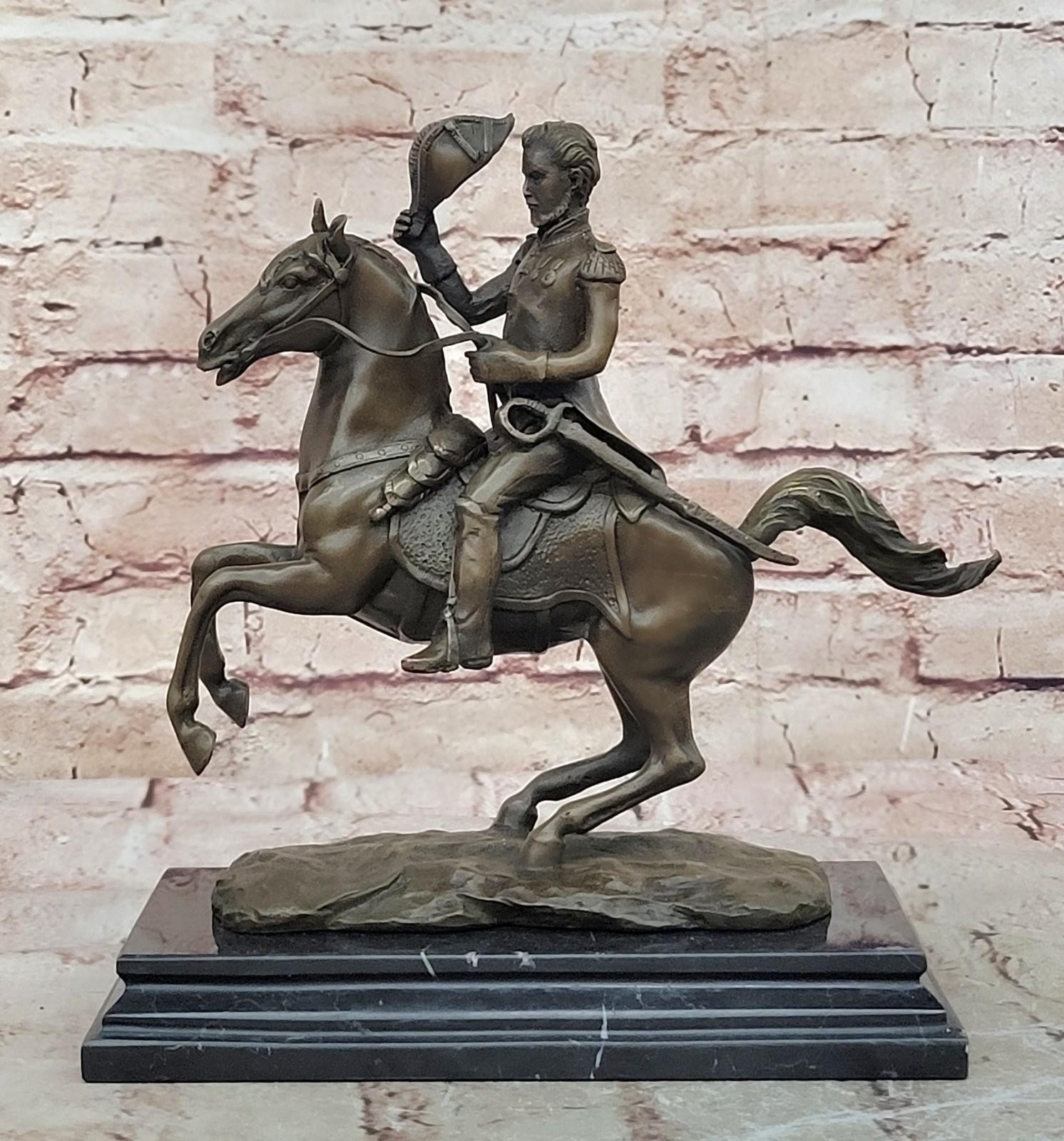 Monument to Civil War Major General Lawyer President Jackson on Horse Bronze