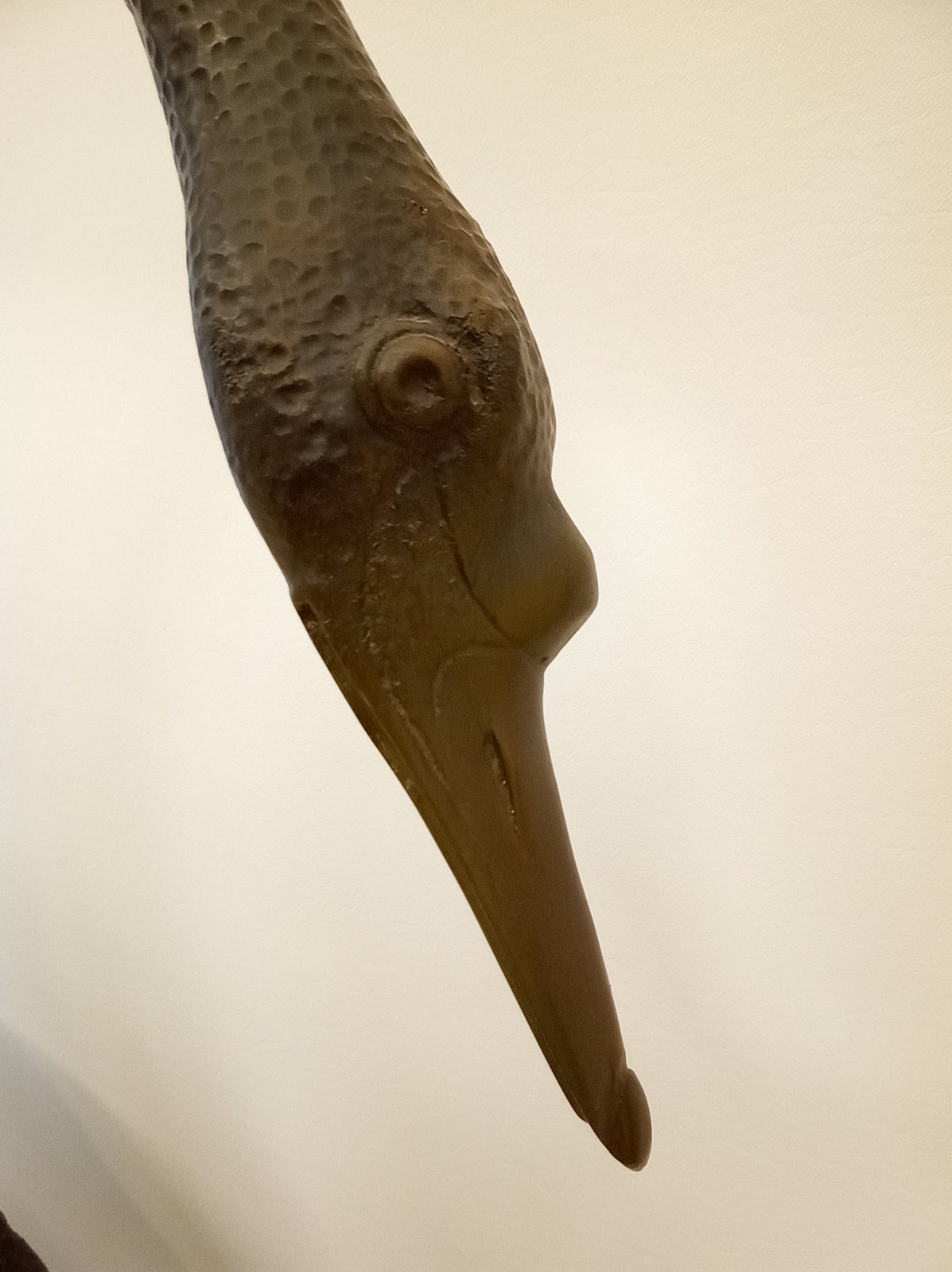 Vintage solid bronze swan sculpture indoor outdoor beautiful detail