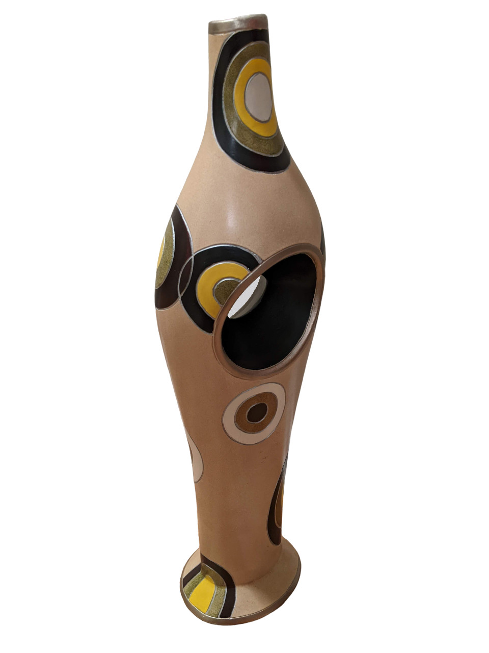 Artmax Sculptural Vase Set of 3 by Richard Chan Modern Retro Decor RARE
