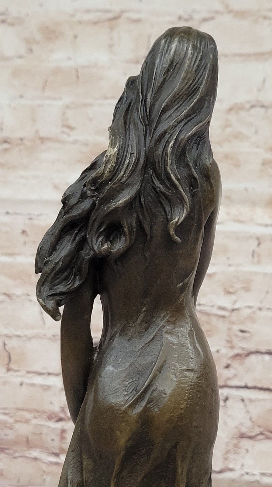 Flora Roman Goddess of Spring and Flowers Bronze Sculpture with Classical Female