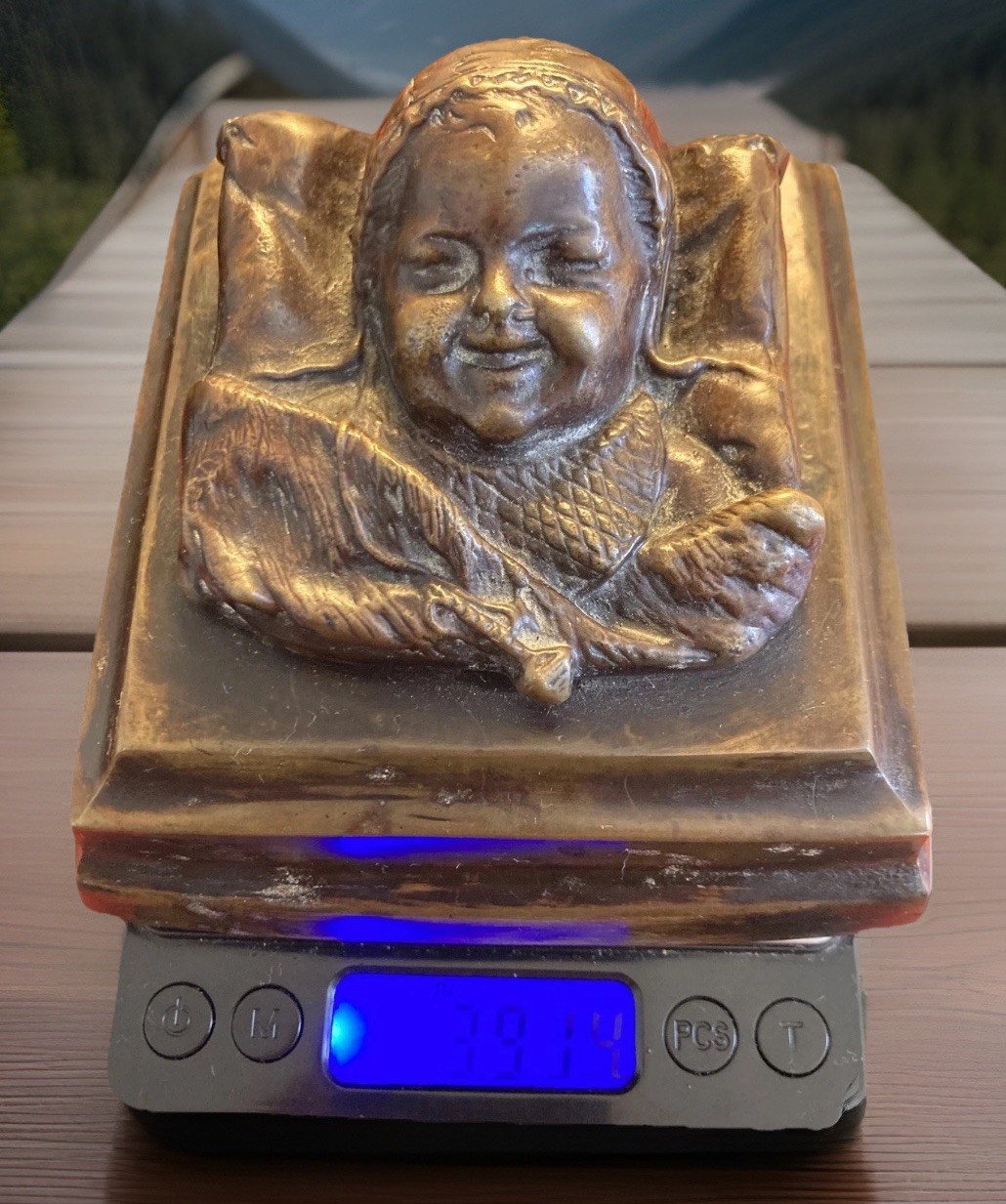 Antique Bronze Sculptures ANTONIN AIGON Signed – Laughing Baby Crying Baby c1885