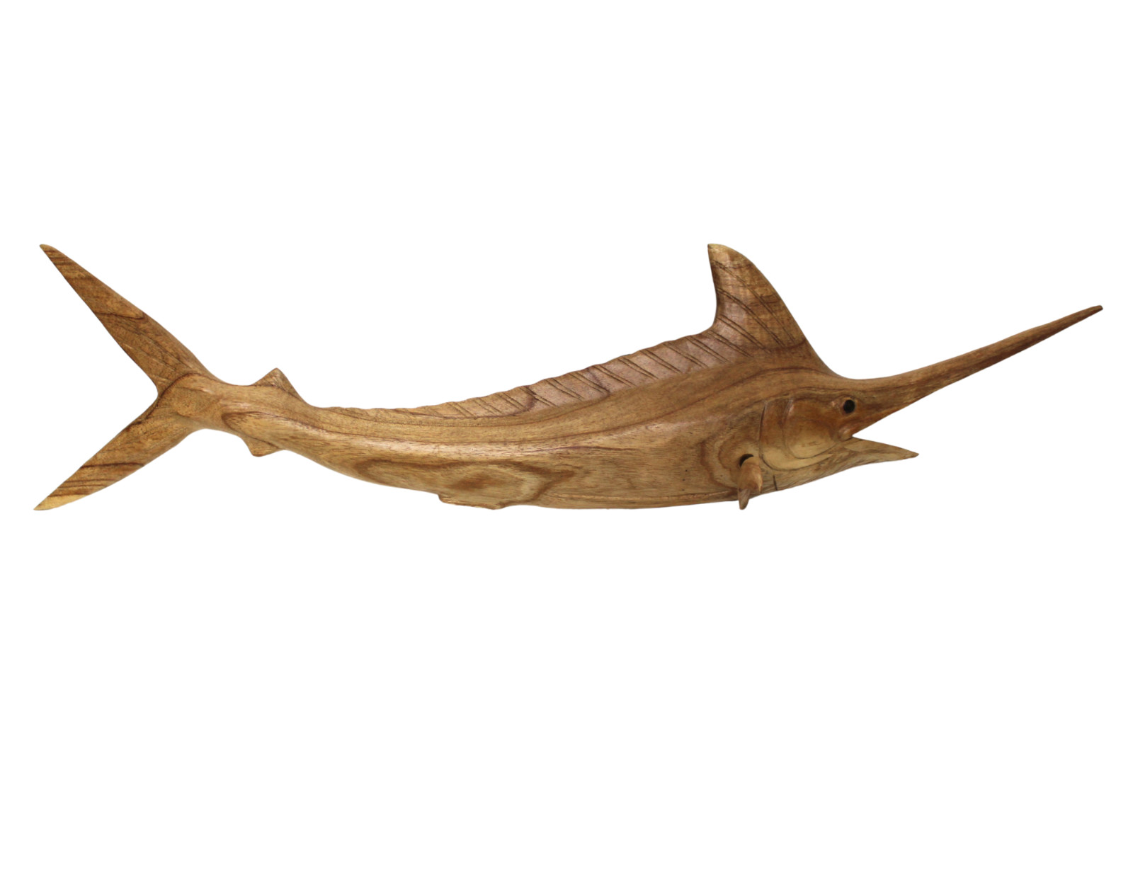 Hand Carved Wood MARLIN Wall Art Sport Fishing Trophy Fishing Collection Boat