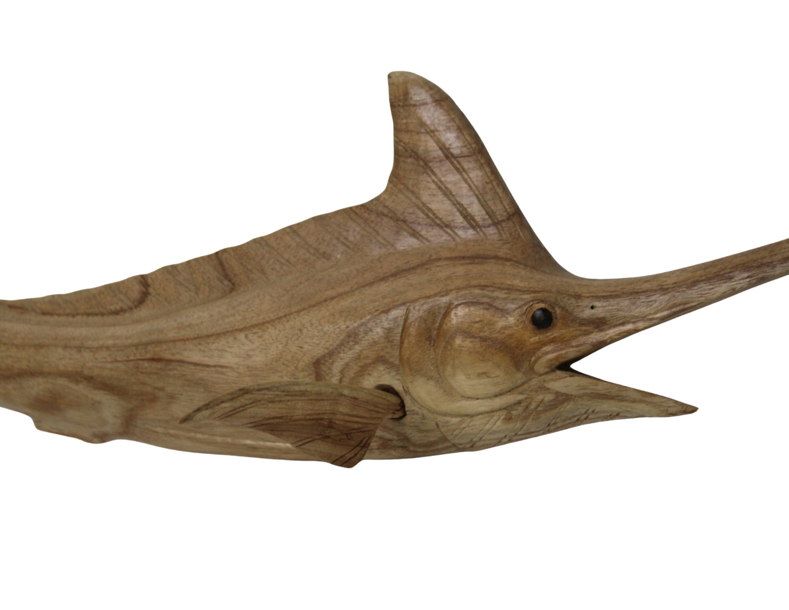 Hand Carved Wood MARLIN Wall Art Sport Fishing Trophy Fishing Collection Boat