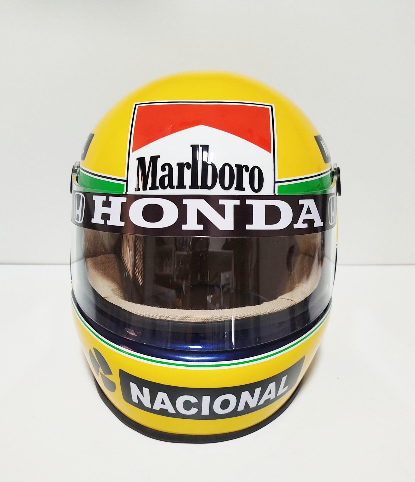 Helmet Ayrton Senna 1988 Decorative Escala 1:1