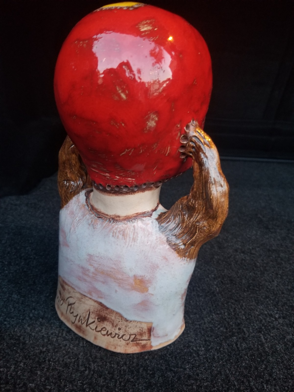 IWO RYNKIEWICZ (aka KOBRON) Ceramic Sculpture « Kid 106 » (2013)