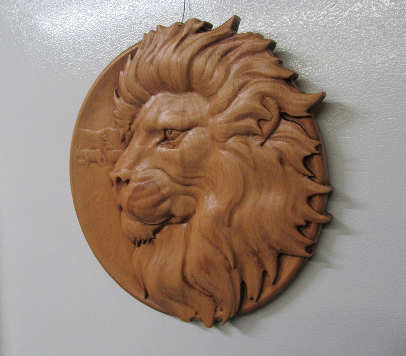 Lion, King wood ,sculpture,carving