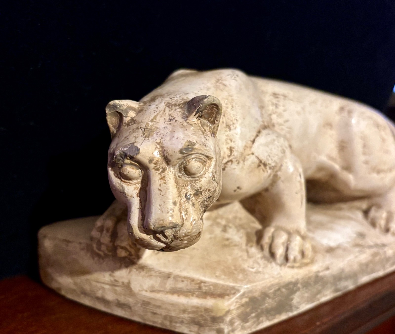 AUTHENTIC Reproduction From ALVA MUSEUM, Heinz Warneke « Puma » 8.5” base