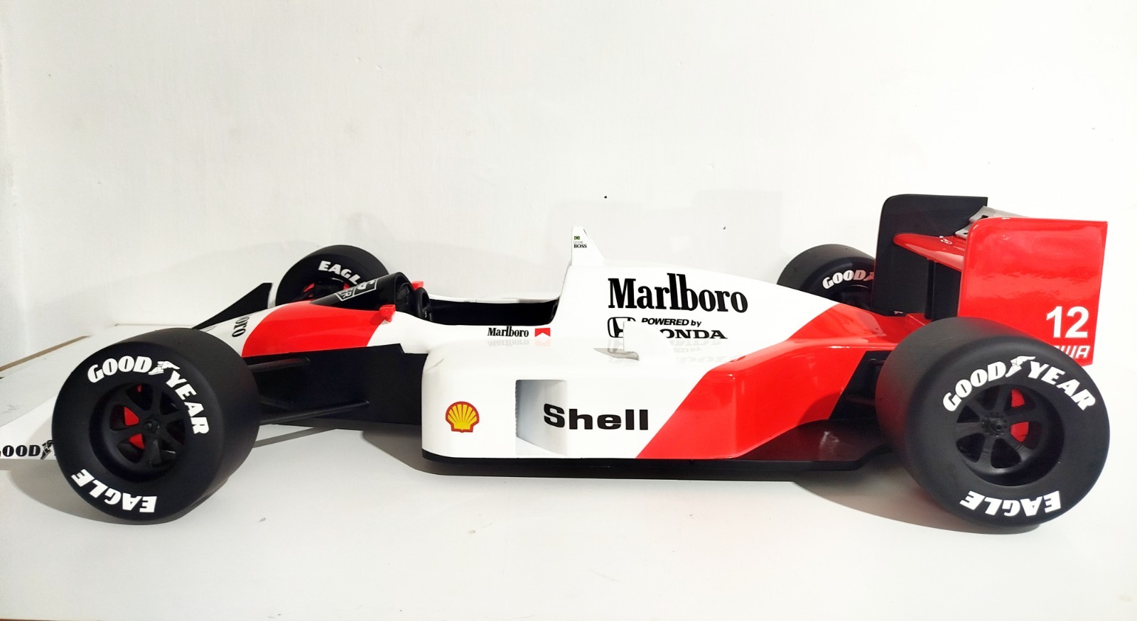 Car Lotus McLaren Mp4/4 Senna Decorative Escala 1:4 – 100cm