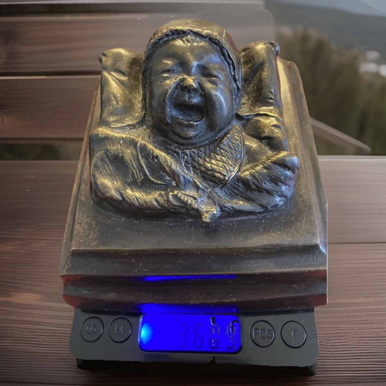 Antique Bronze Sculptures ANTONIN AIGON Signed – Laughing Baby Crying Baby c1885