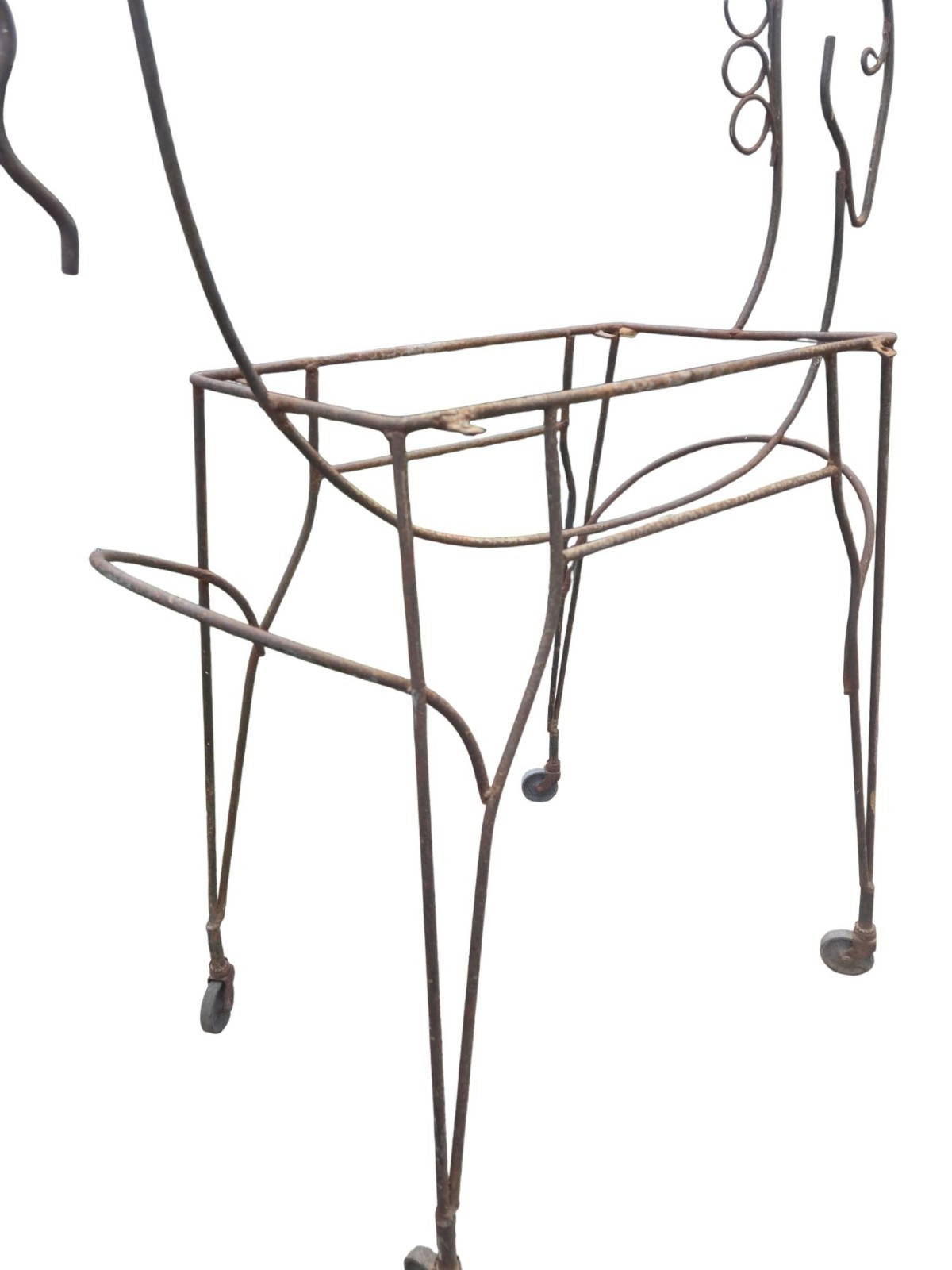 John Risley Horse Shaped Bar Cart Mid Century Sculpture MCM 1950s Retro Decor