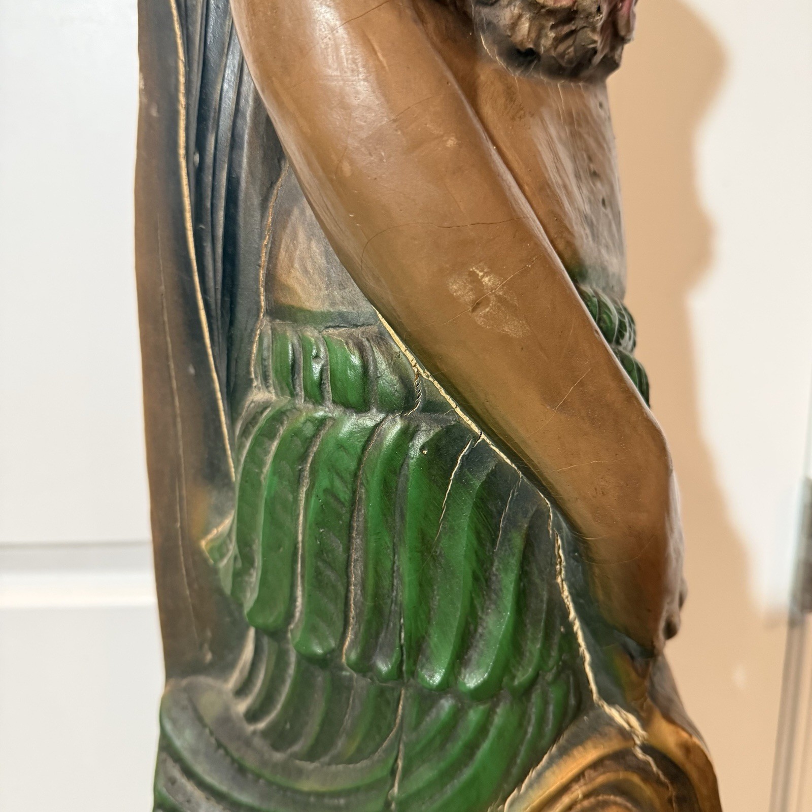 Vintage Alfco NY Polynesian Maiden Ship Figurehead Hawaiian Nautical Statue Bust