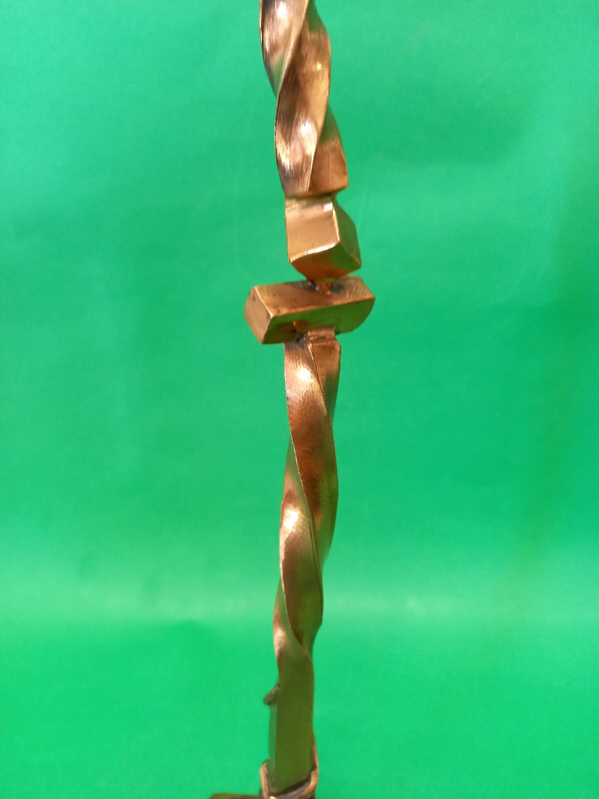 Vincenzo Ferrari, L&rsquo;ombra Della Sera, bronze, 1990, h cm 35.5, w 8.5×8.5 cm.