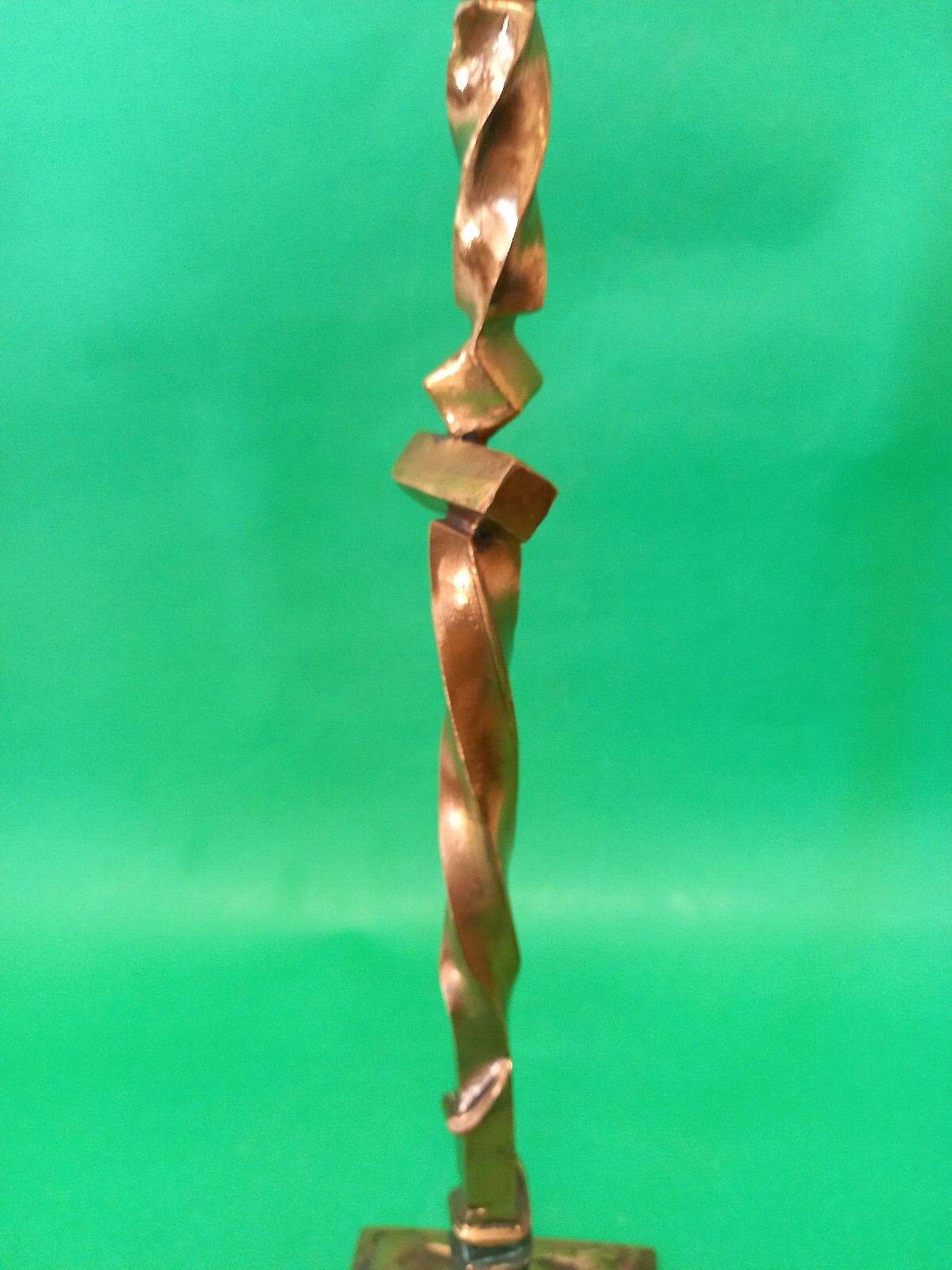 Vincenzo Ferrari, L&rsquo;ombra Della Sera, bronze, 1990, h cm 35.5, w 8.5×8.5 cm.