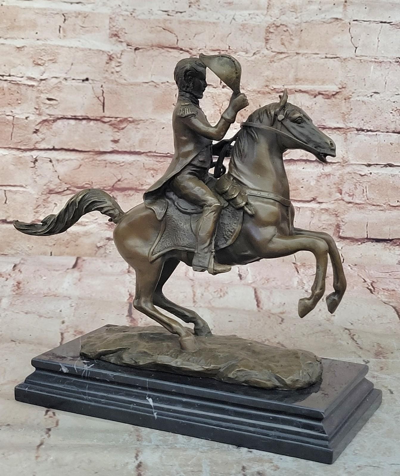 Monument to Civil War Major General Lawyer President Jackson on Horse Bronze
