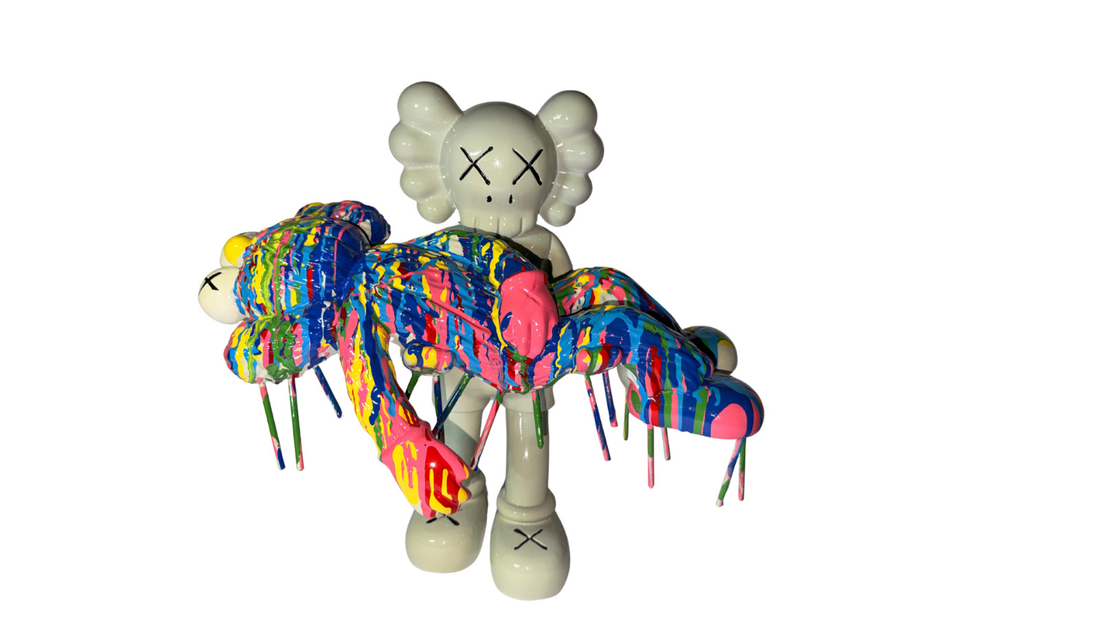 Kaws Gone Multicolor Rainbow Limited Edition by Laura Curiel