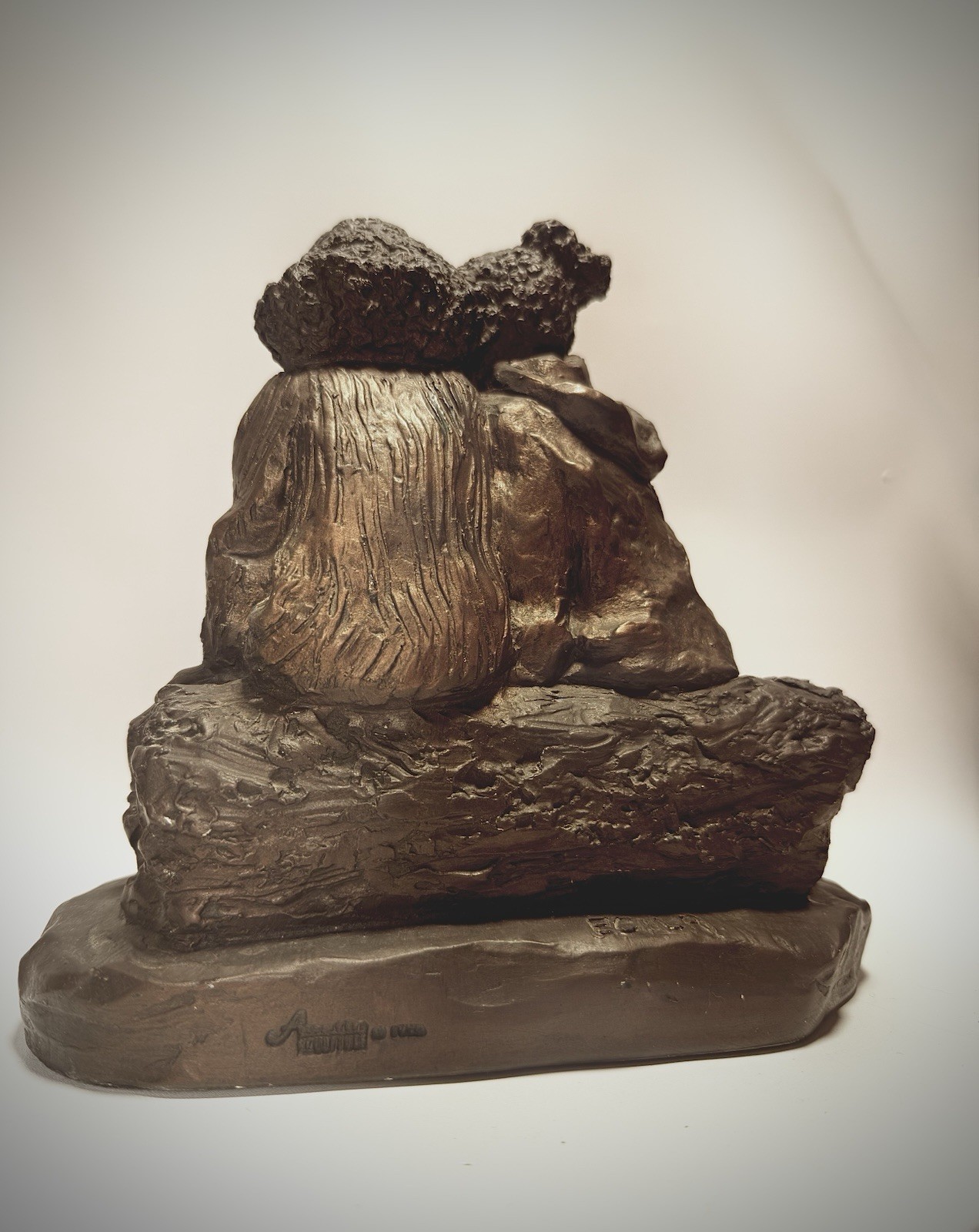 Austin Sculpture Ecila African American Children Girls 1996 Secrets Hard To Find