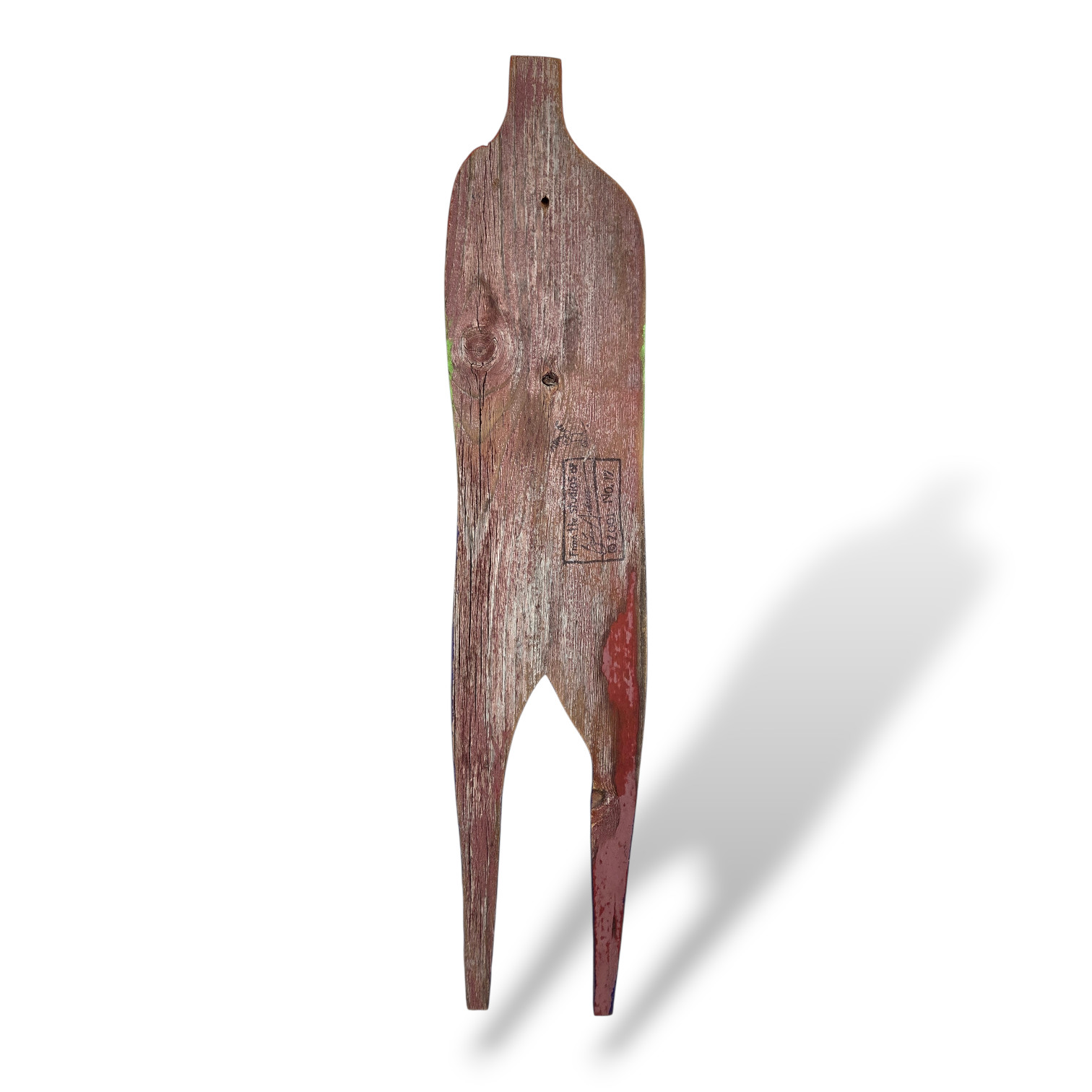 Brian Andreas Folk Wood Sculpture Story People Deep Roots Vintage Wall Art