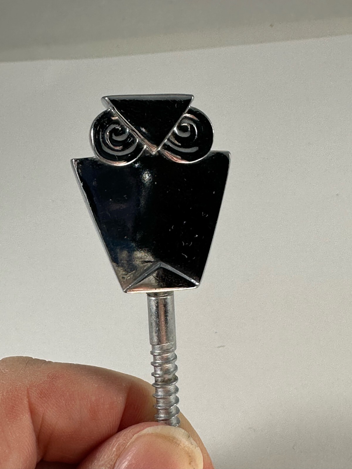 Dura Chrome Owl Missing Base Helen Dryden 1930s Art Deco