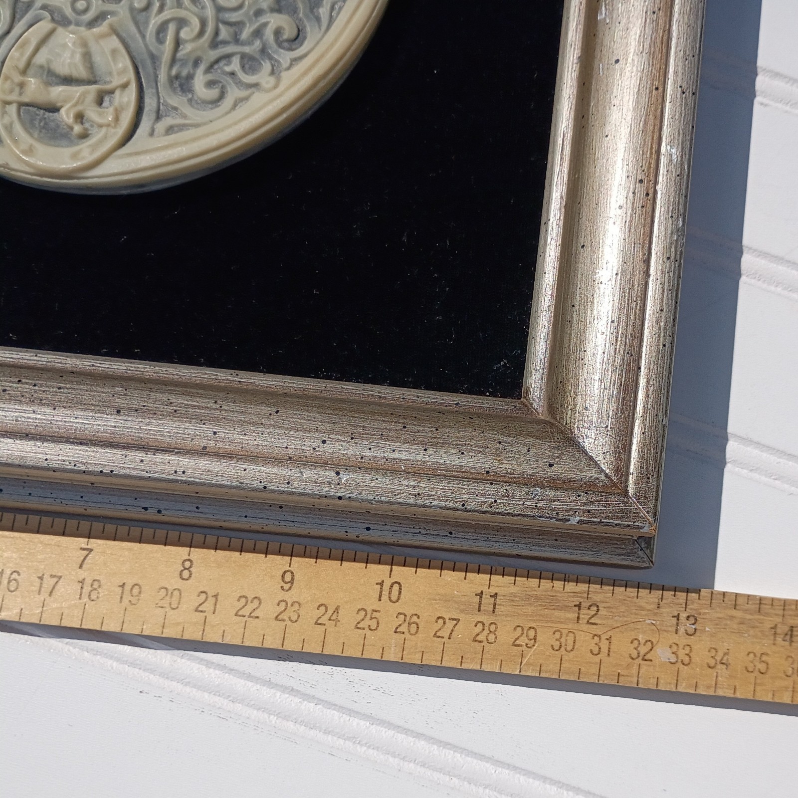 Celtic Horse Wall Art Framed Shadow Box Irish Knotwork Medallion Equestrian Vtg