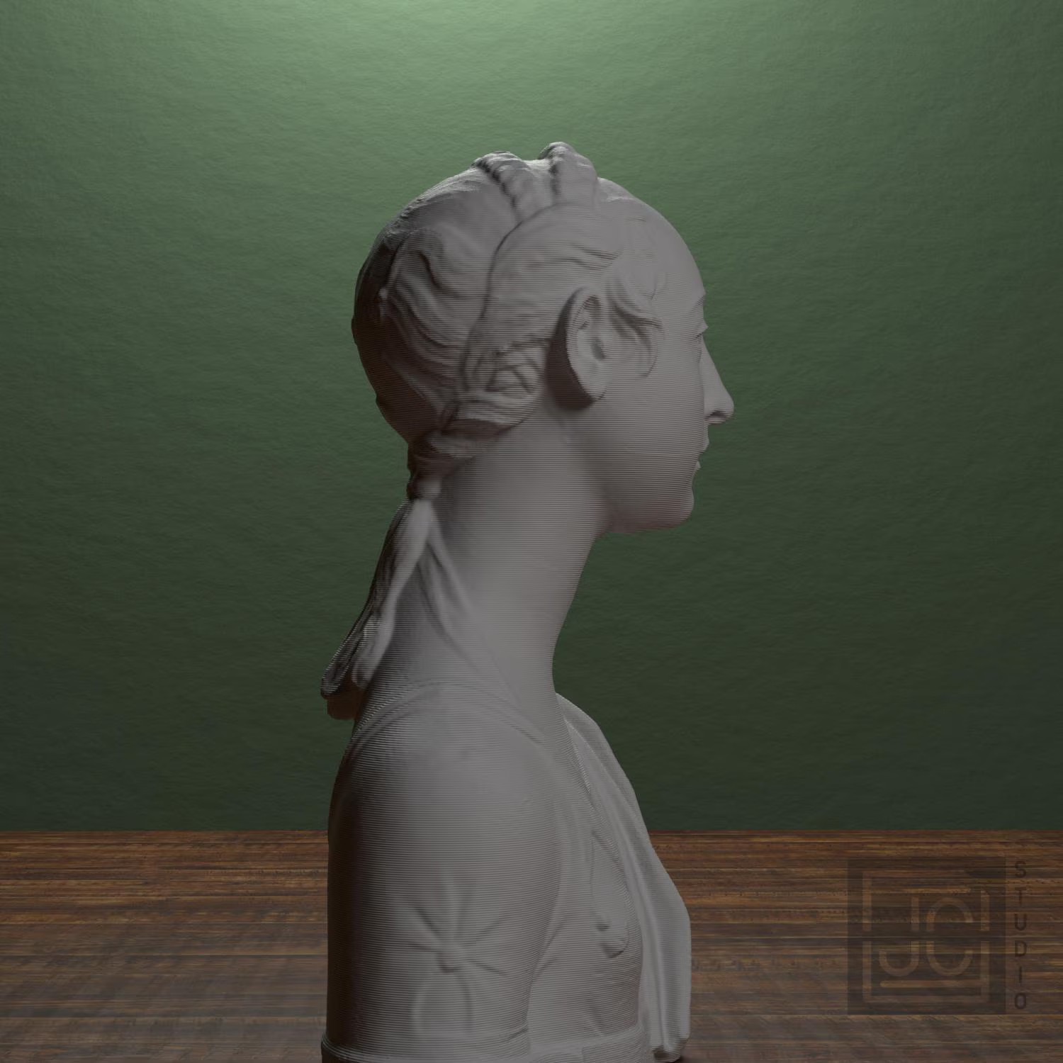 Portrait of a young girl Collectible Bust Statue – 5, 9, 12 Inch