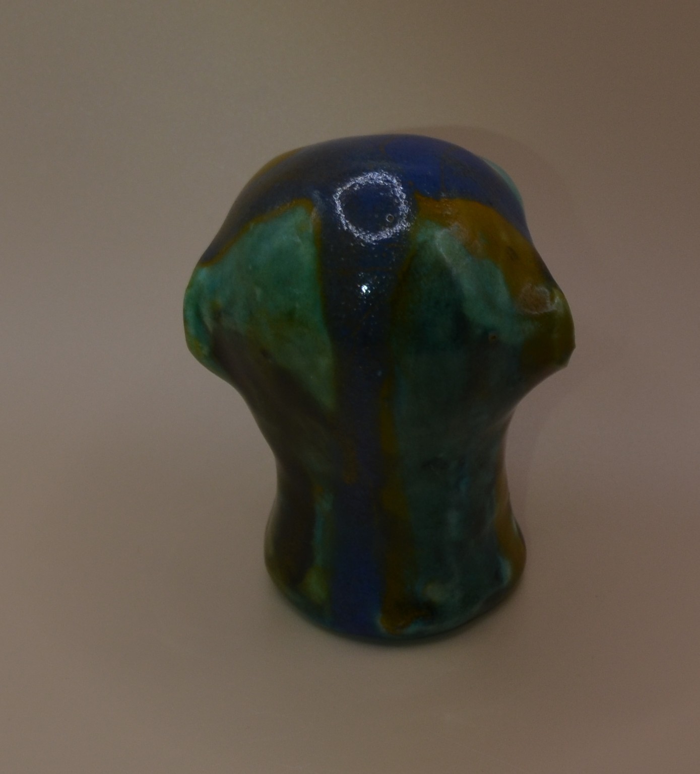 « Mighty Henry » – Experimental Original Clay Sculpture. Hand made & glazed.