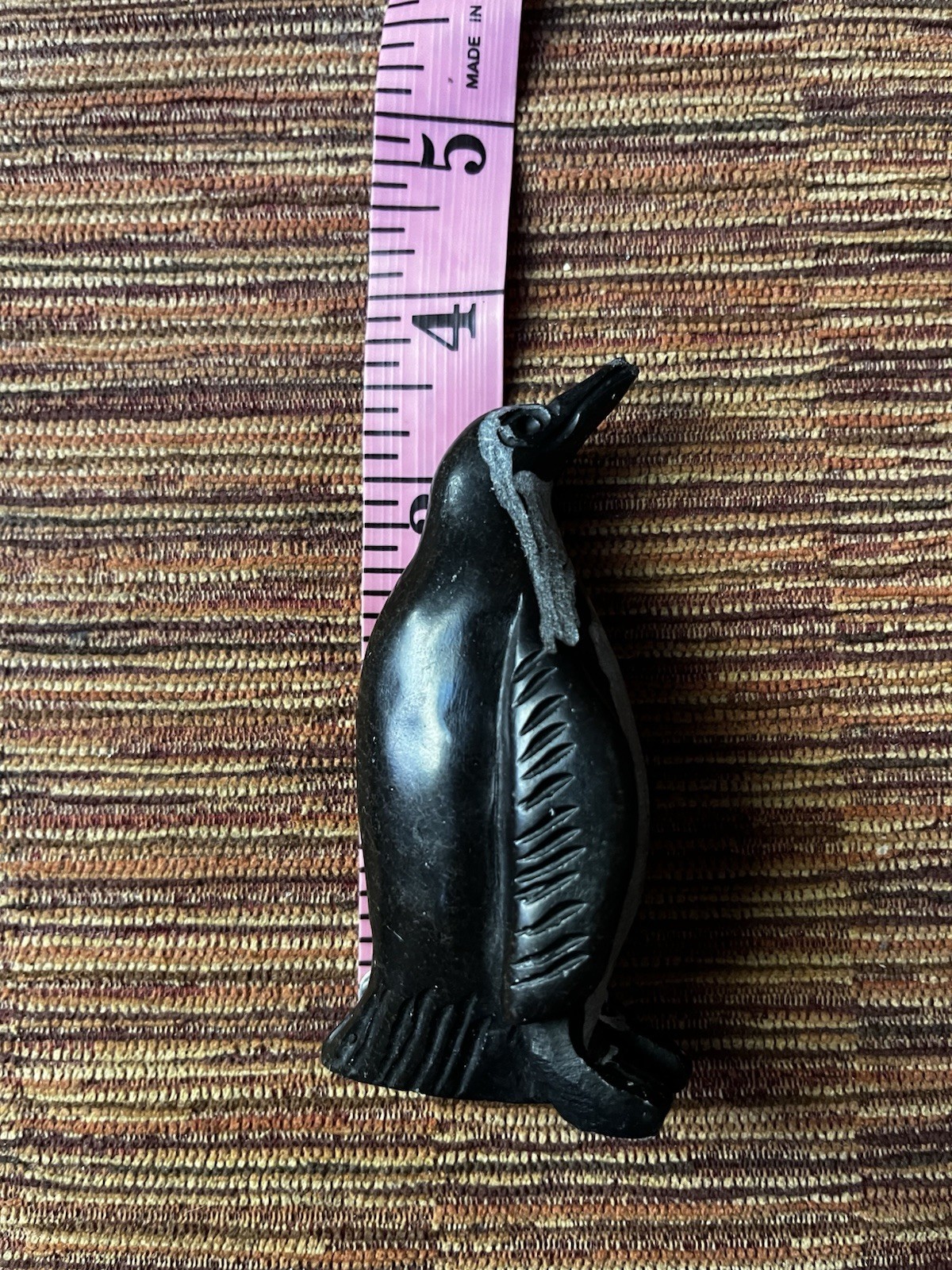 Inuit Art Soap Stone Hand Carved Penguin 3.75” Vintage Unsigned