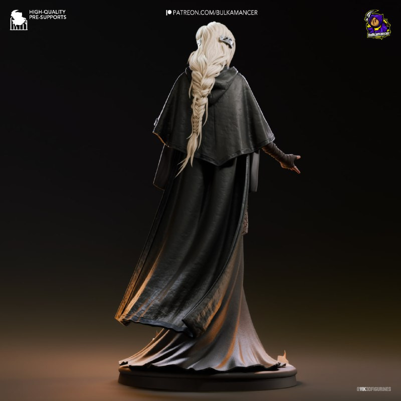 Fire Keeper, 235mm Resin Model Kit Painted 3d Printed GK Statue Figure