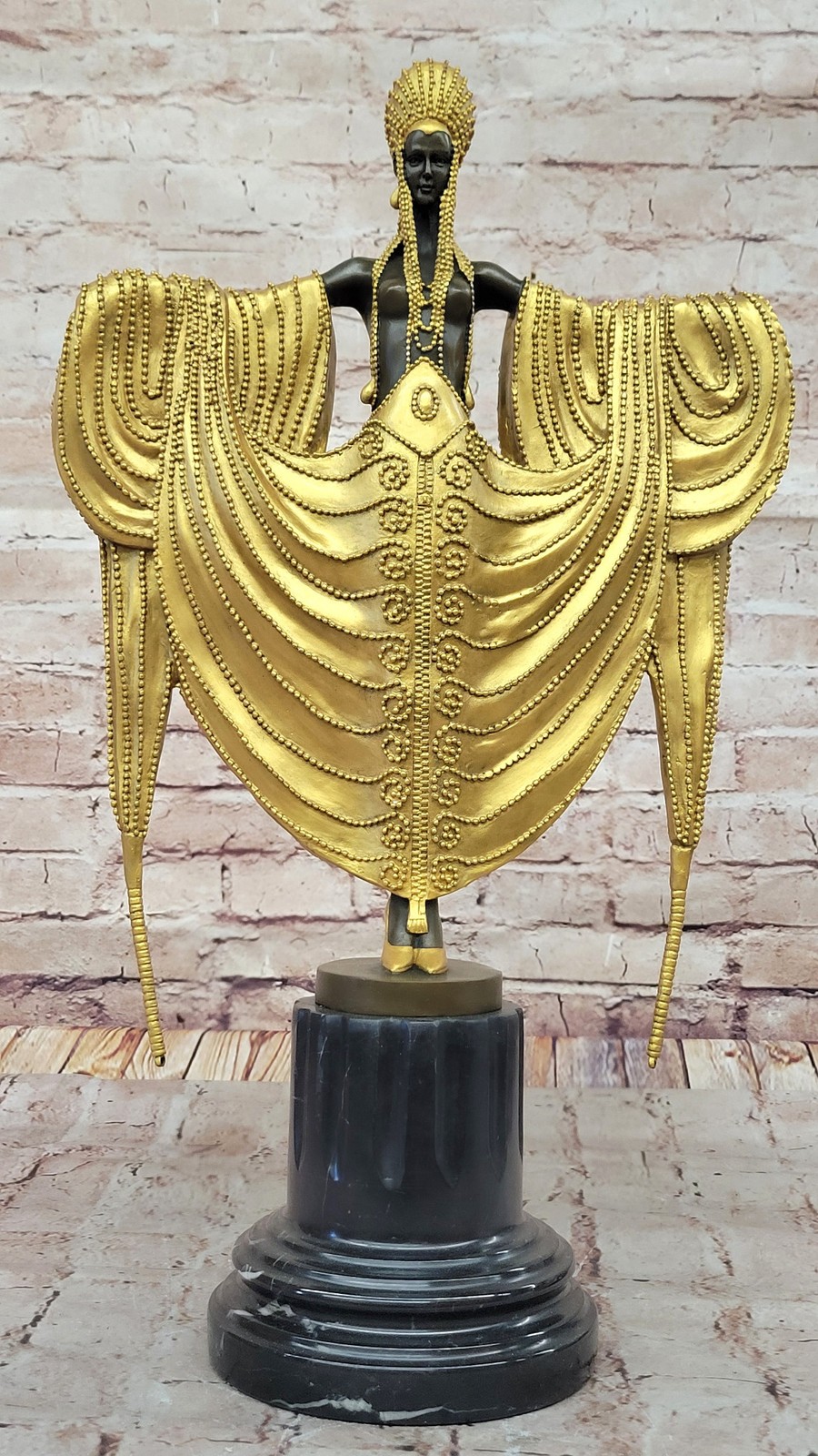 Erte Bronze Sculpture Radiance Art Nouveau Hot Cast Home Office Decoration Statu