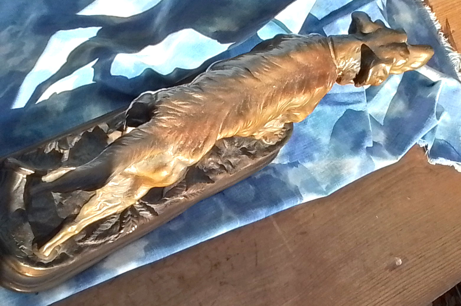 France 19thC. BRONZE ♧ HUNTING DOG « On Point » Jules MOIGNIEZ