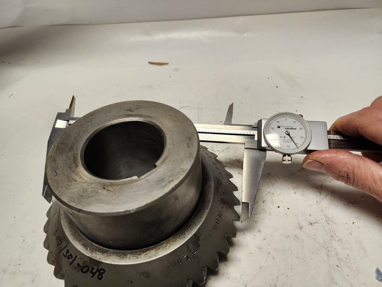 Used Gear Good for Industrial/Steam Punk Art Projects approx. 6-1/8&Prime; Dia x 3-5/8
