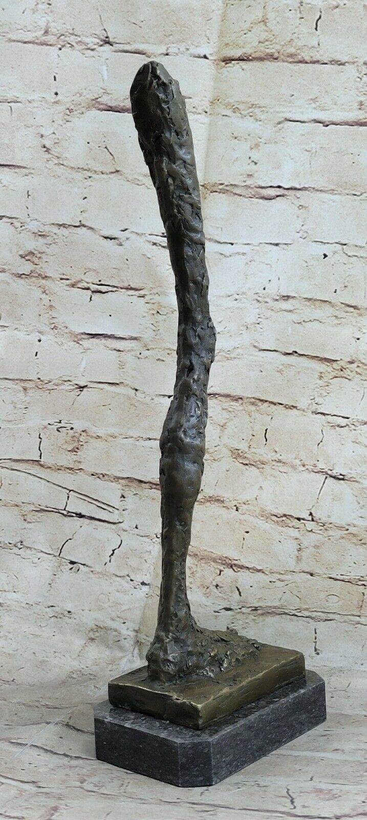 Alberto Gia cometti Solid Bronze Brutalist La Jambe Sculpture Statue Figurine Sa