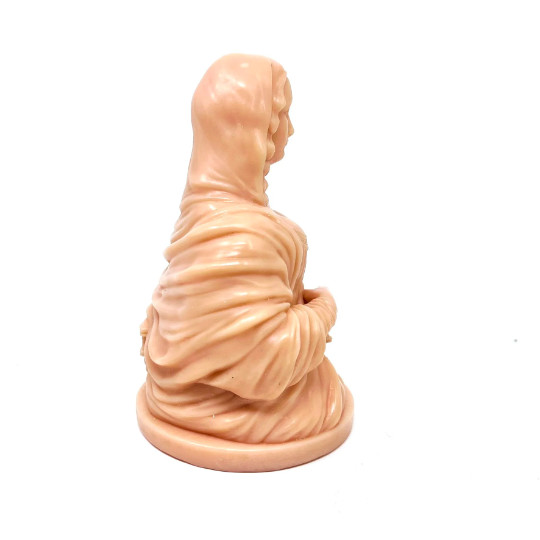 Mona Lisa bust Large figurine solid 3D Resin Print 2.25 pounds it measure 5 inch