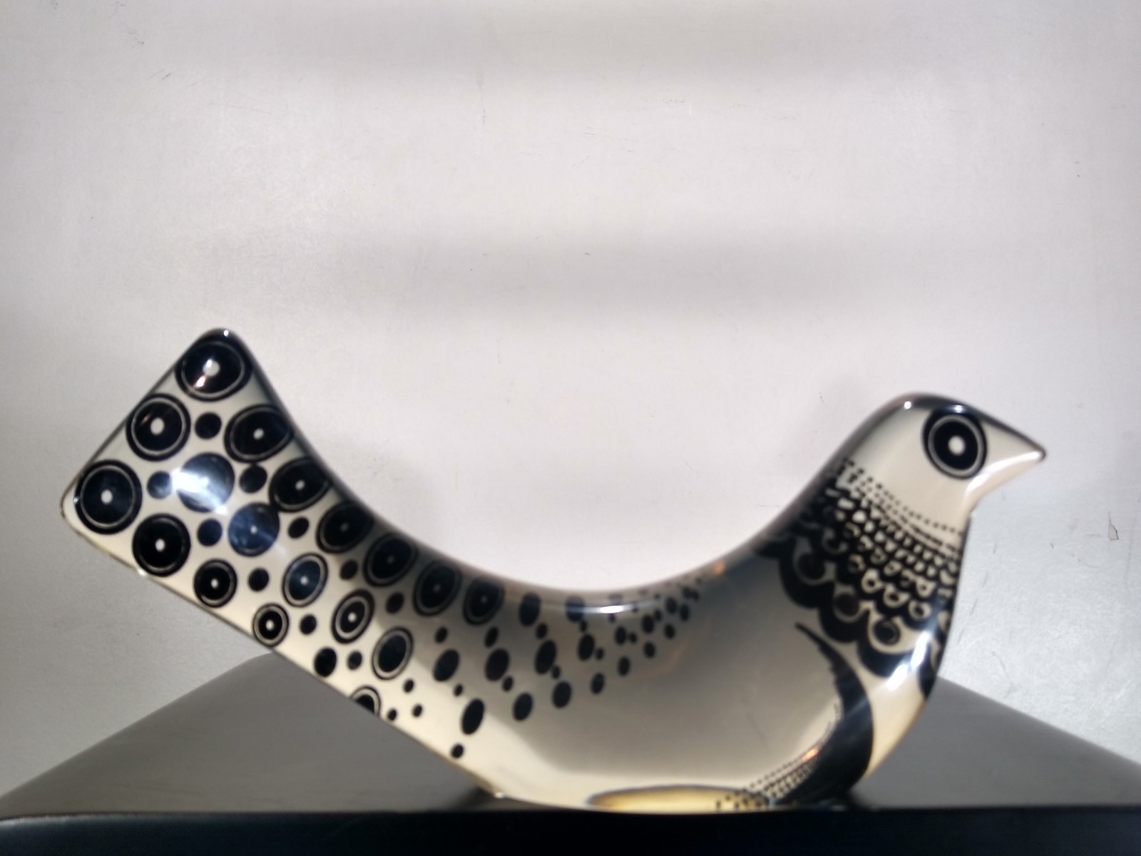 Abraham Palatnik Lucite Acrylic Op Art Bird Sculpture Vtg Modern Brazil MCM 8.5&Prime;