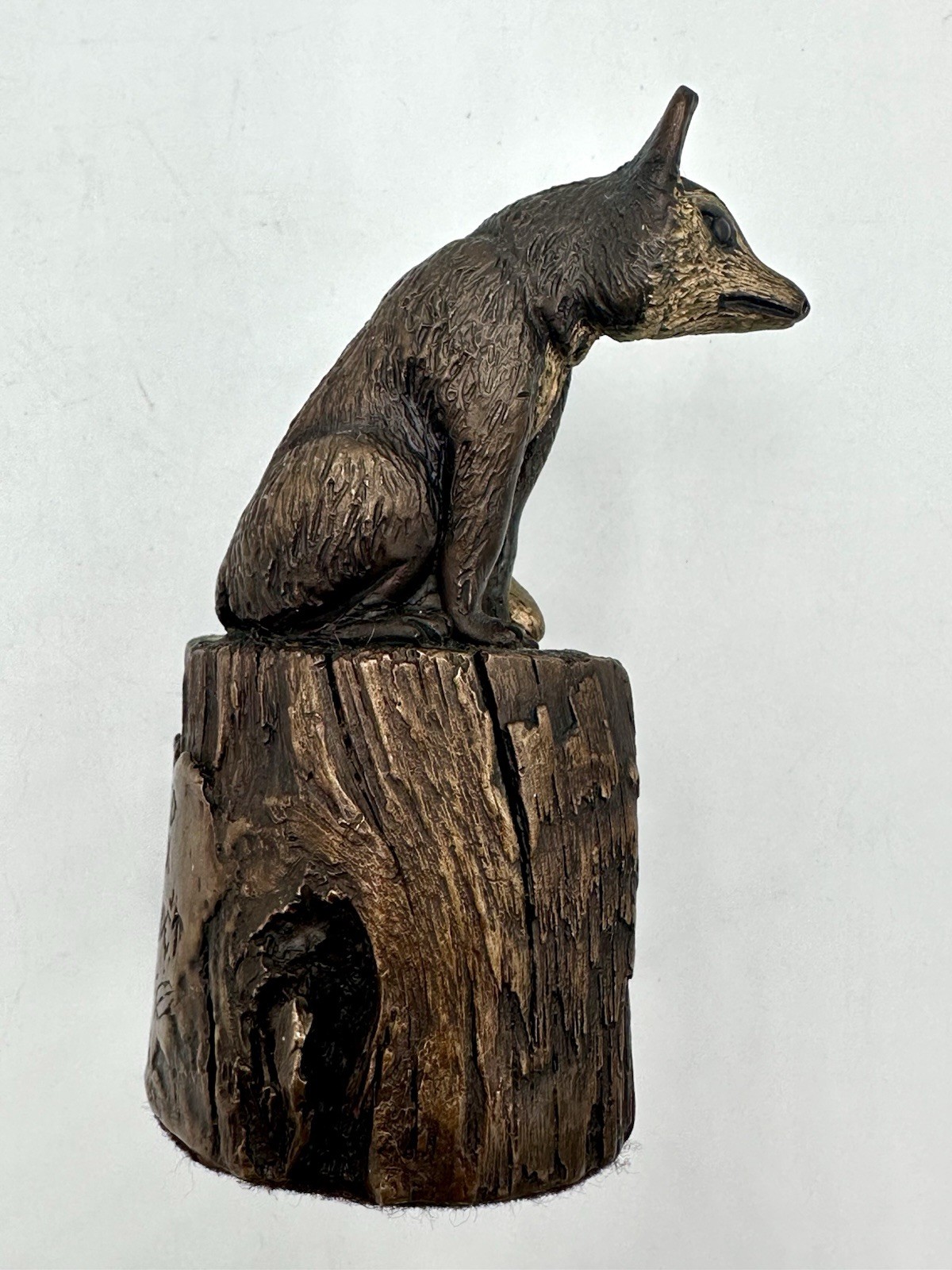WAIDE DONET Bronze « RED FOX » 1999 Sculpture 100/200 Limited Edition