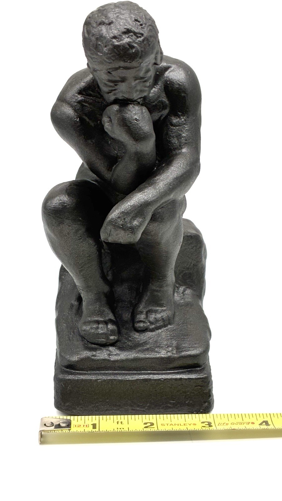 The Thinker Art Statue Sculpture Cement Composite Home Decor Oiled Bronze Color