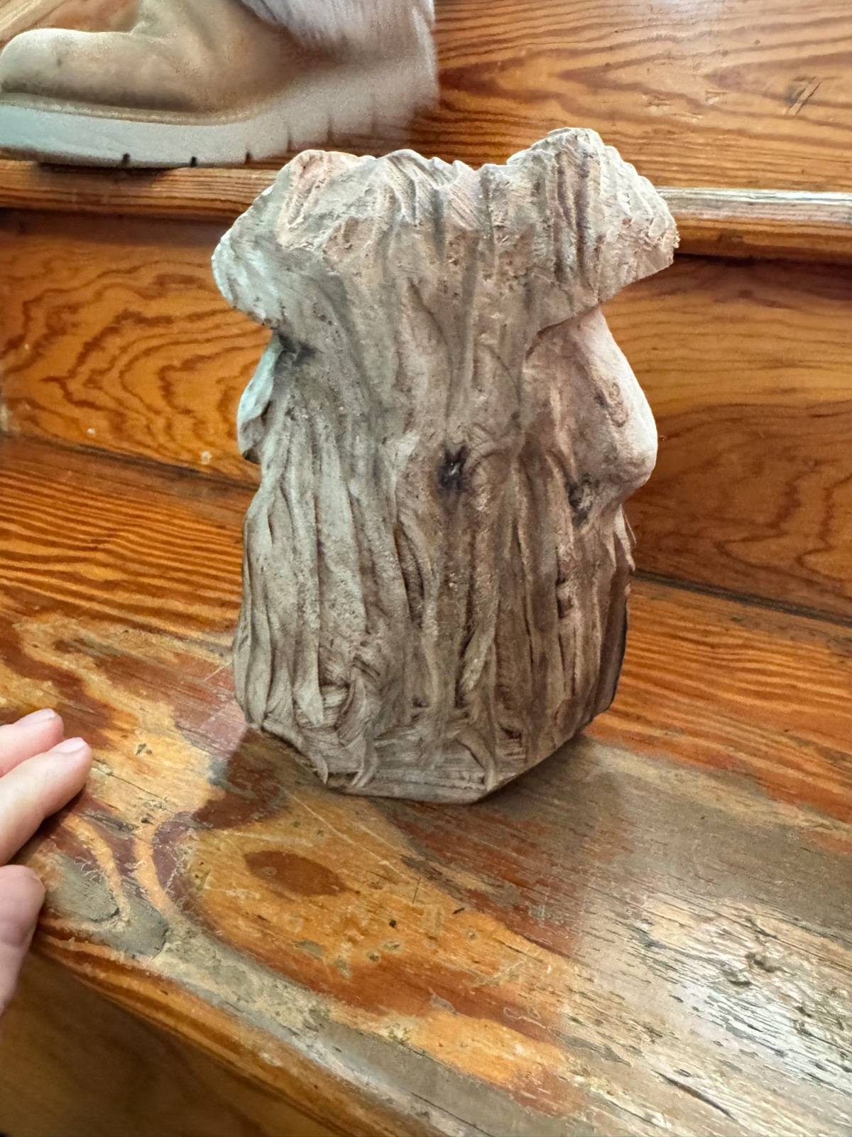 Chainsaw and Dremel Carved Wooden Baby Owls – Black Walnut, Cherry, & Cedar!