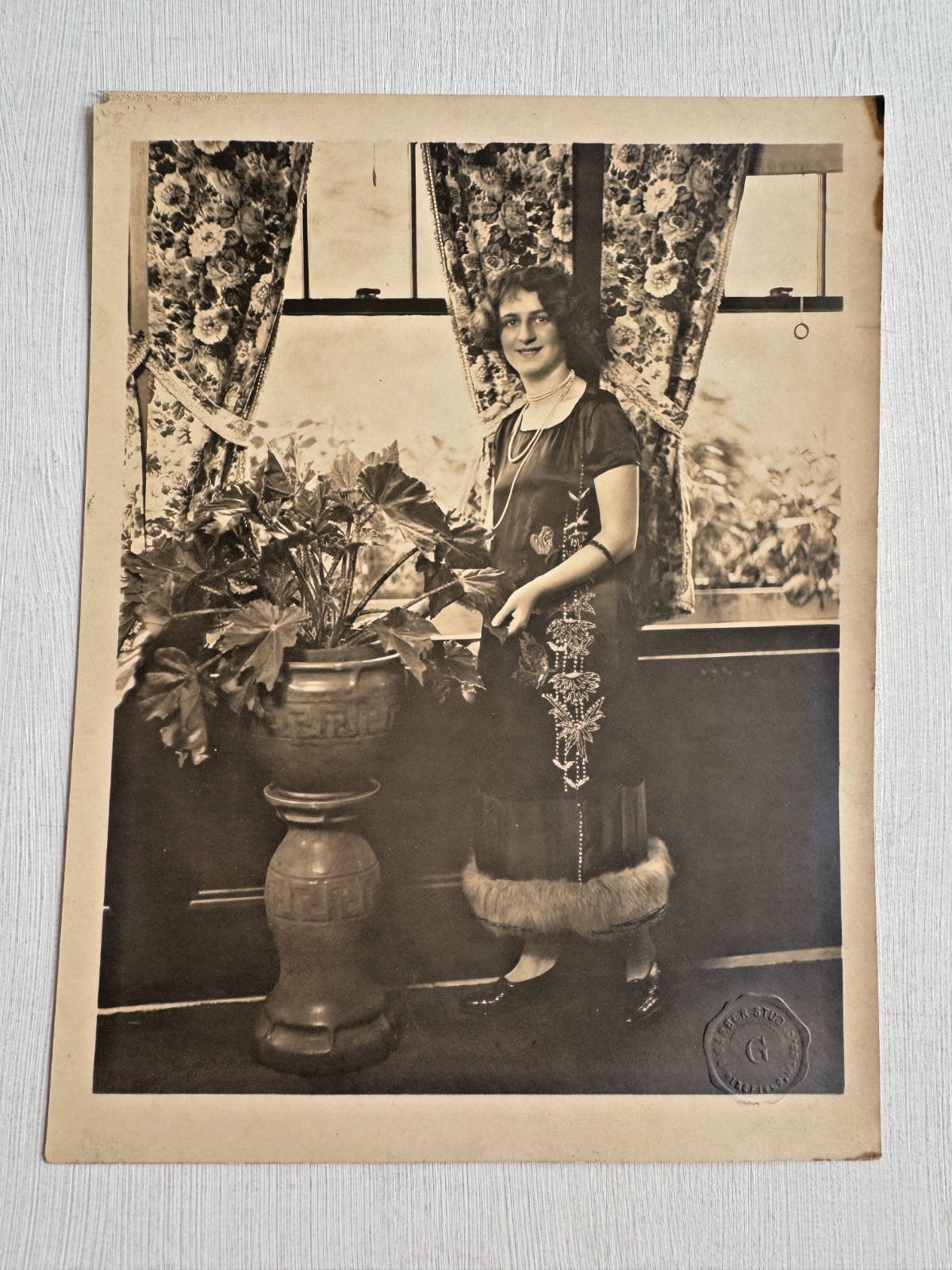 Original 1920&rsquo;s Photograph of Flapper Style Woman
