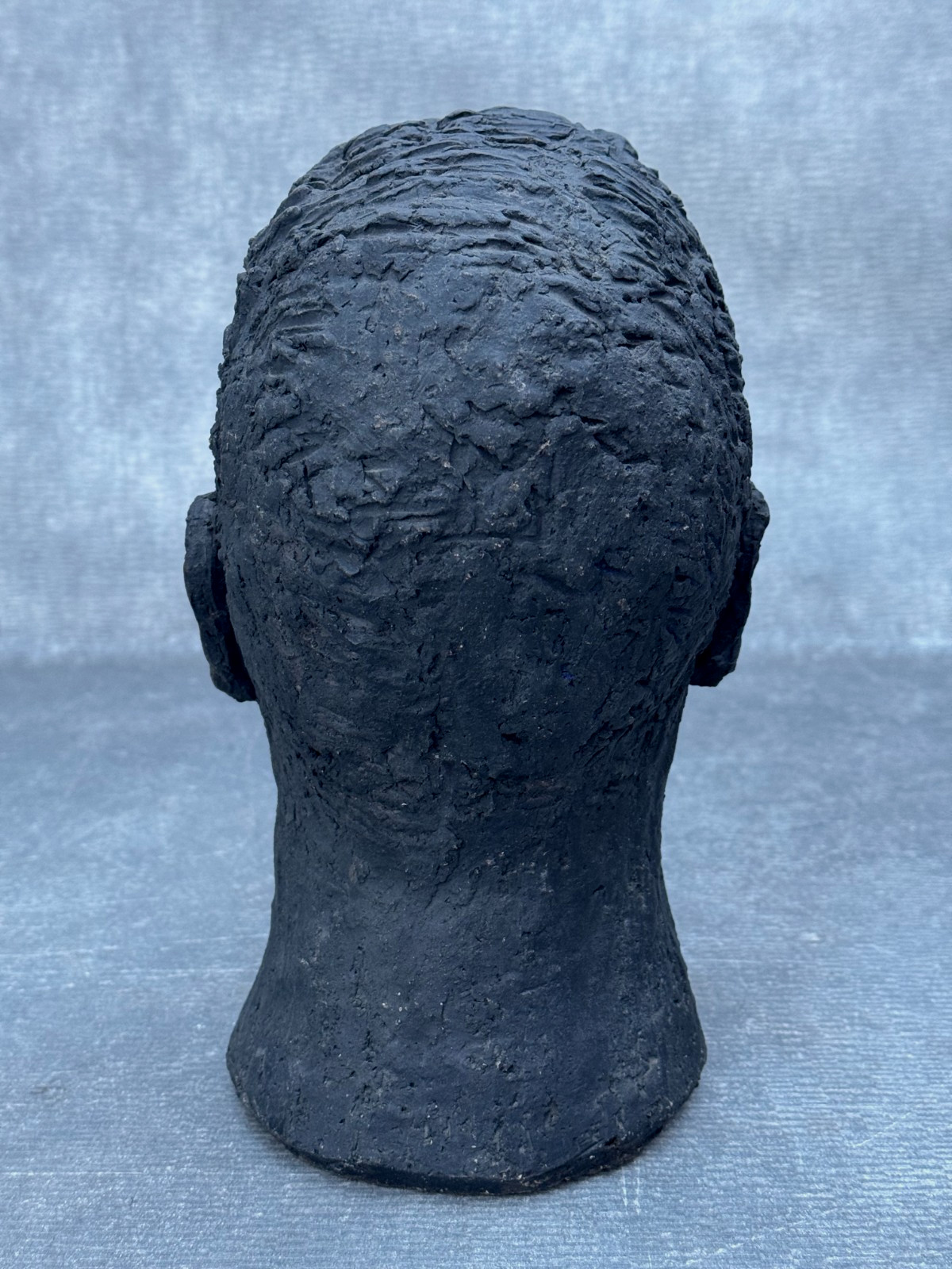 JAMES BALDWIN CLAY SCULPTURE BLACK MAN AFRICAN AMERICAN HEAD FACE BUST PORTRAIT