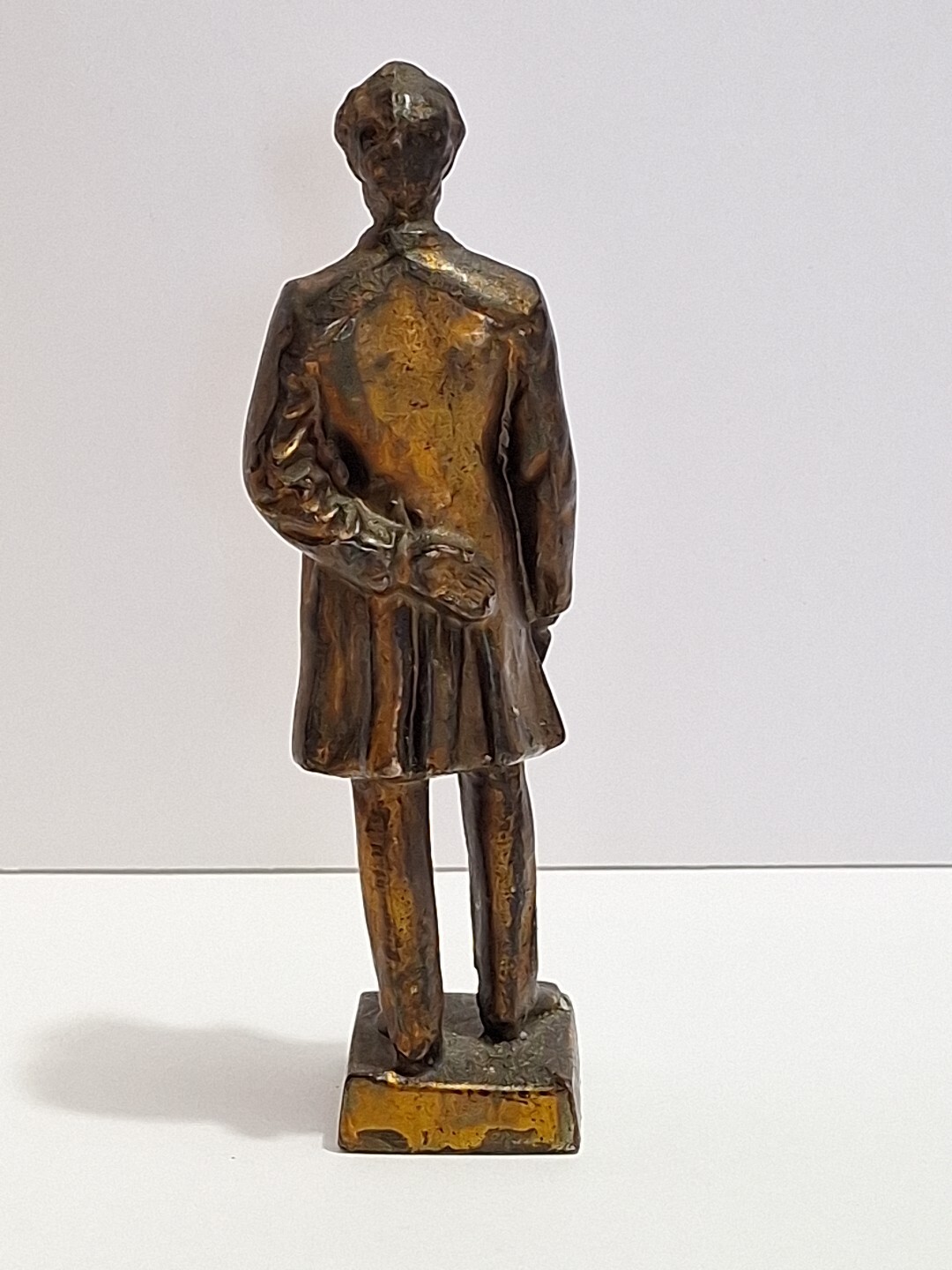 Antique American Art Statue Geo.E.Bissell? LINCOLN,Gorham, Figure Unsigned 5.5&Prime;