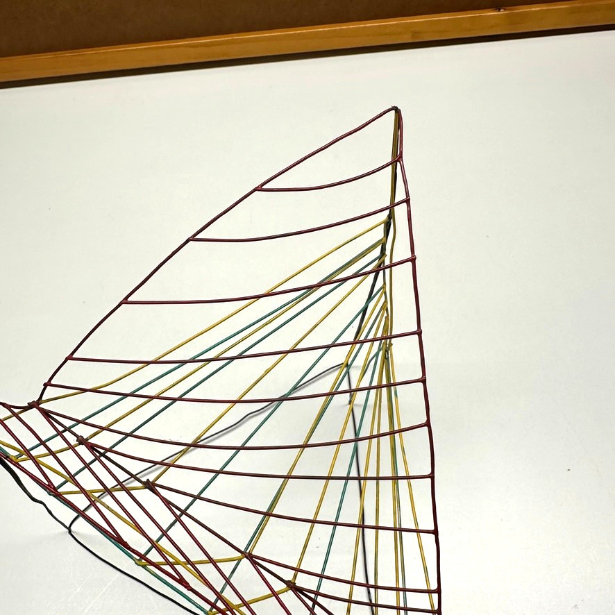 Wire Sculpture Modernism MCM 1950s 1960s Abstract Modernist Vintage Maquette