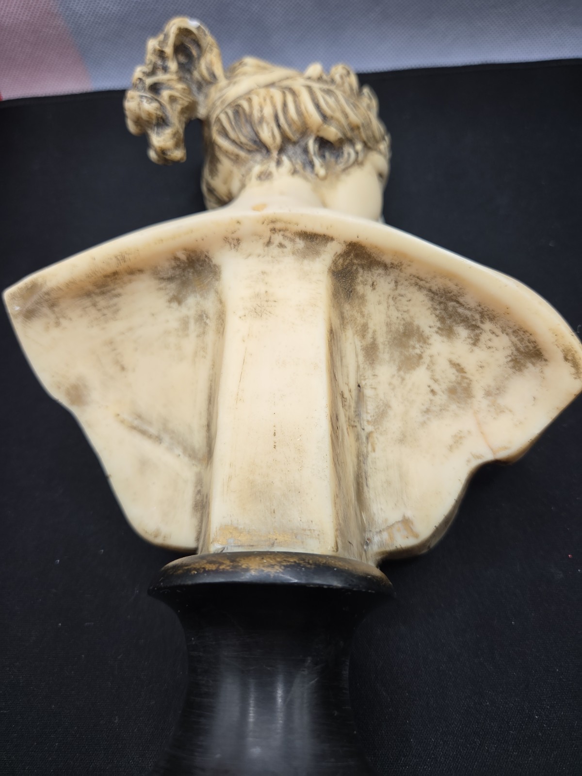 A Santini Paolina Bust Vintage Neoclassical Sculpture Marble/Alabaster Resin