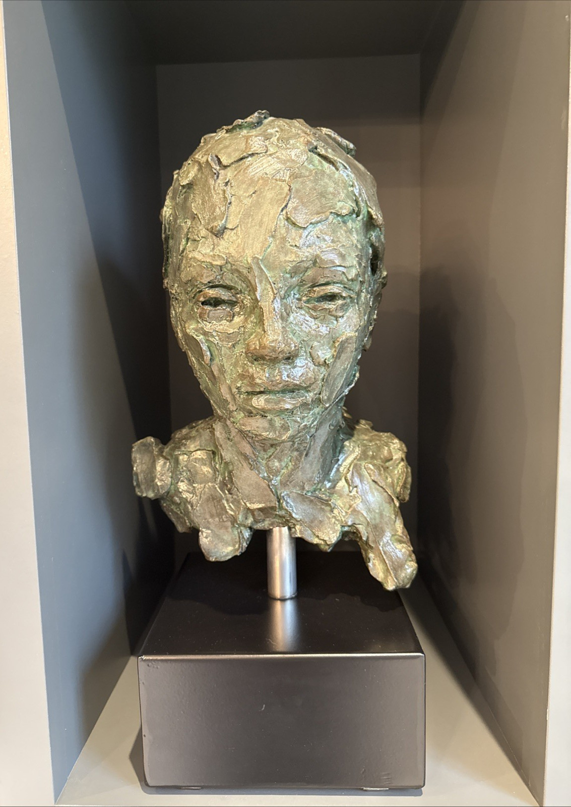 Lionel Smit Flake Head Sculpture