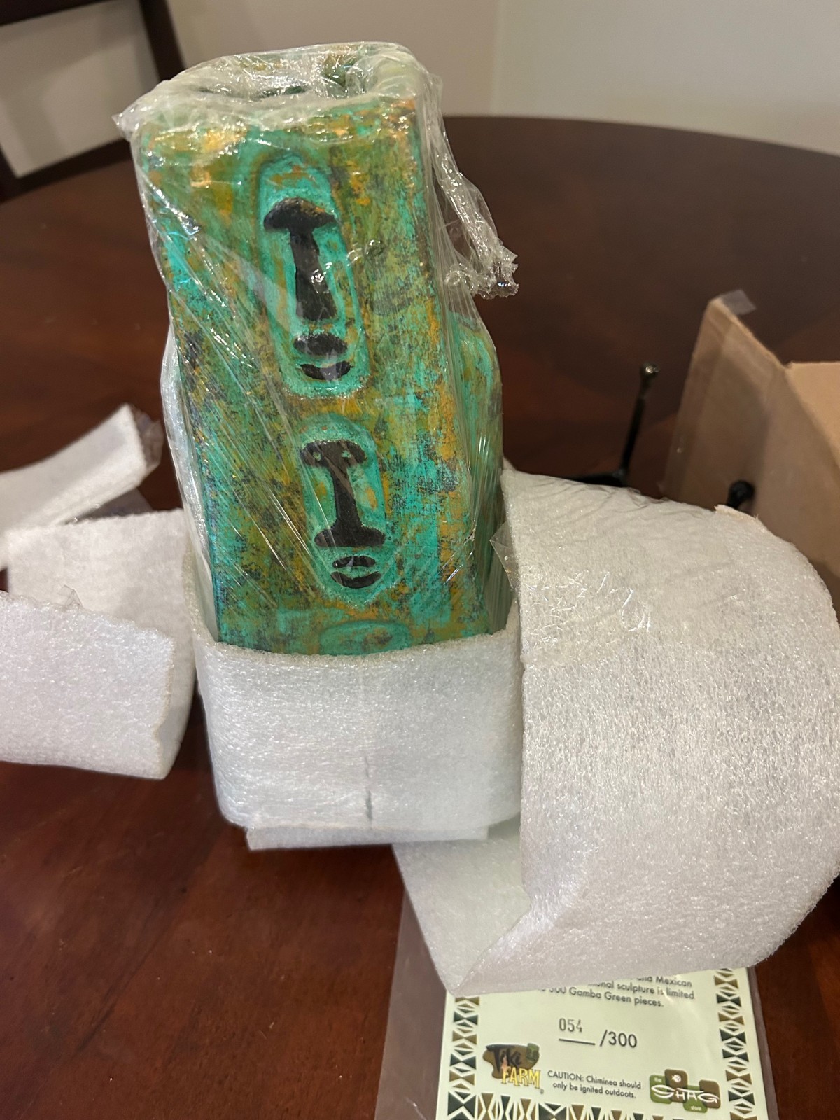 Shag « Mini Mo » Gamba Green Chiminea #54/300 – Tiki Farm