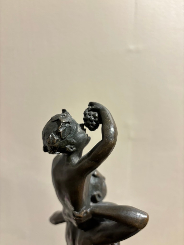 Bronze Satyr Carrying the Young Dionysus by Franz Bergman, Austria, Signed