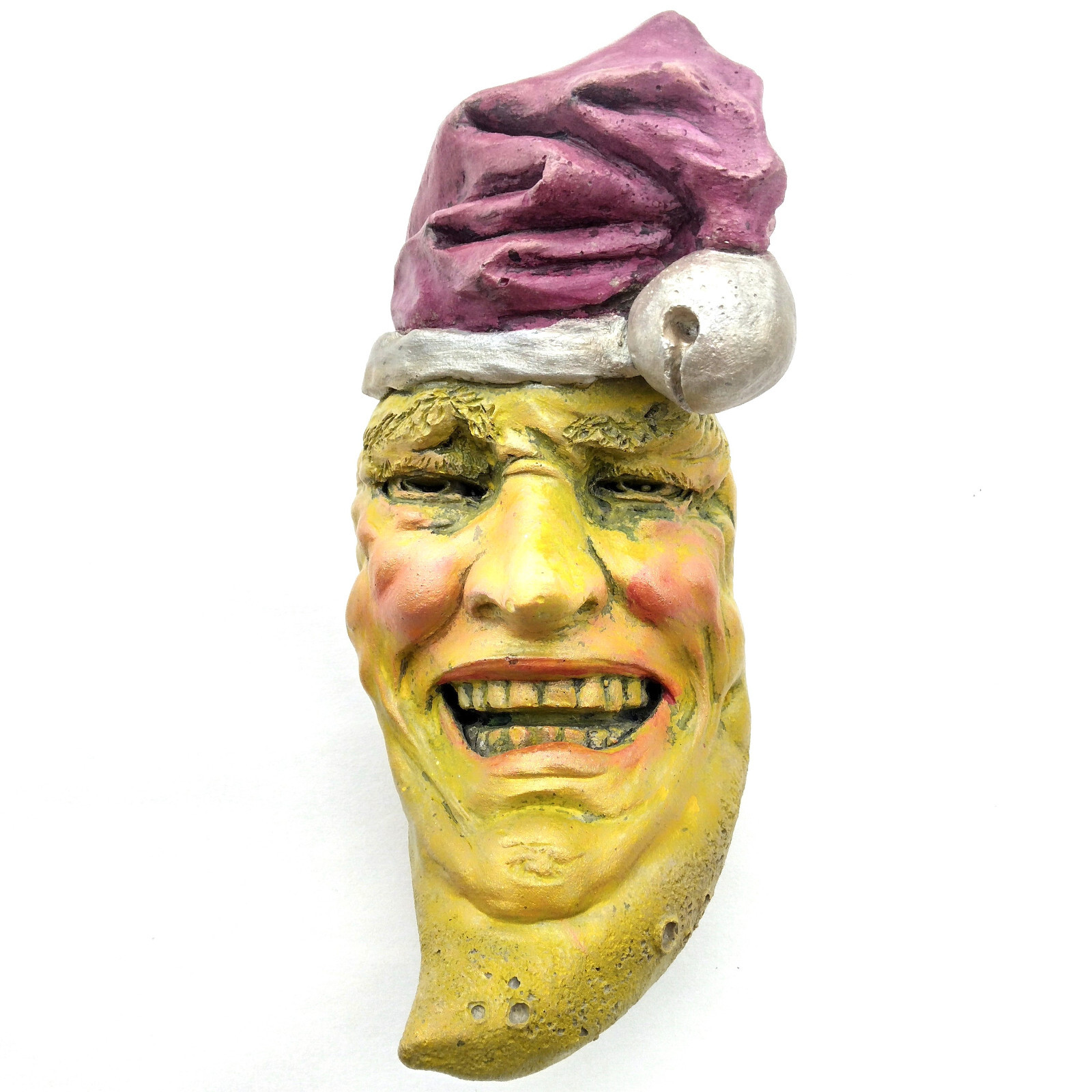 Laughing Moon, Unique Moon Man Sculpture, Indoor-Outdoor Wall Sculpture