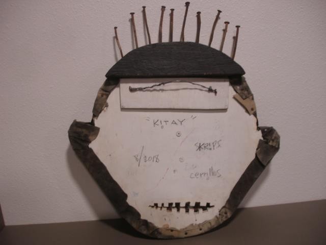 Bill Skrips Artist Folk Art Wall Sculpture Wood Metal Found Objects Kitay 2018