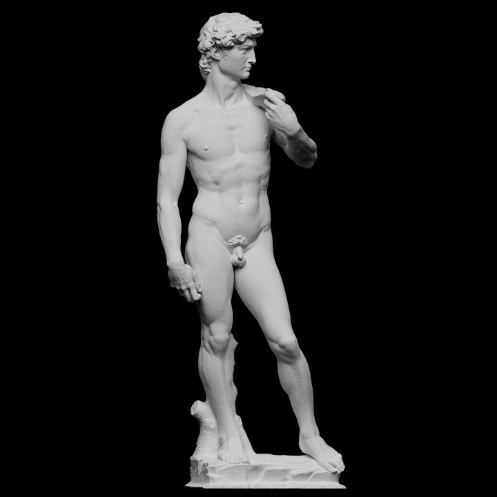 David Statue | 12K Resin Classical Sculpture – Michelangelo Museum Replica Decor